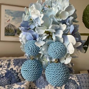 Tuckernuck Blue Rope Lantern Earrings